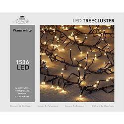 Foto van 2,5-3m treecluster 20m/1536led warm wit anna's collection