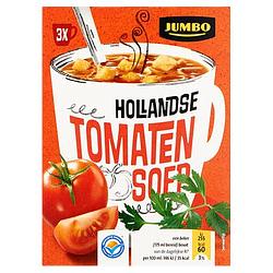 Foto van Jumbo hollandse tomatensoep 3 stuks 46g