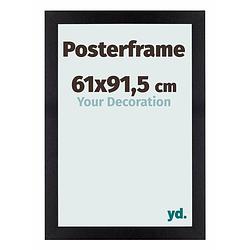 Foto van Posterlijst 61x91,5cm zwart mat mdf