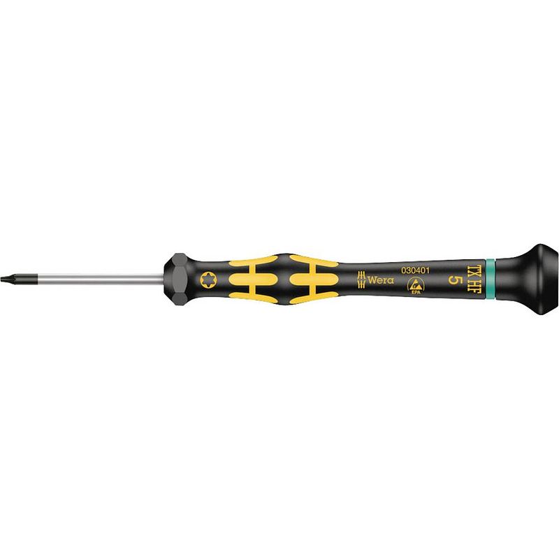 Foto van Wera 1567 esd micro torx-schroevendraaier grootte t 5 koplengte: 40 mm