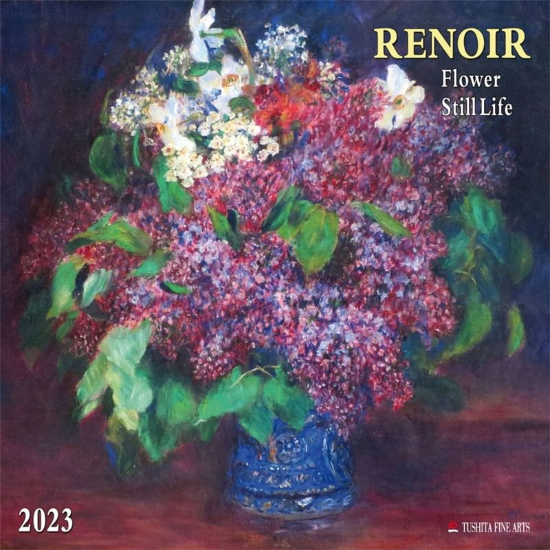 Foto van Renoir - flowers still life kalender 2023