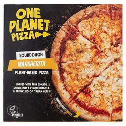 Foto van One planet pizza sourdough margherita plantbased pizza 300g bij jumbo