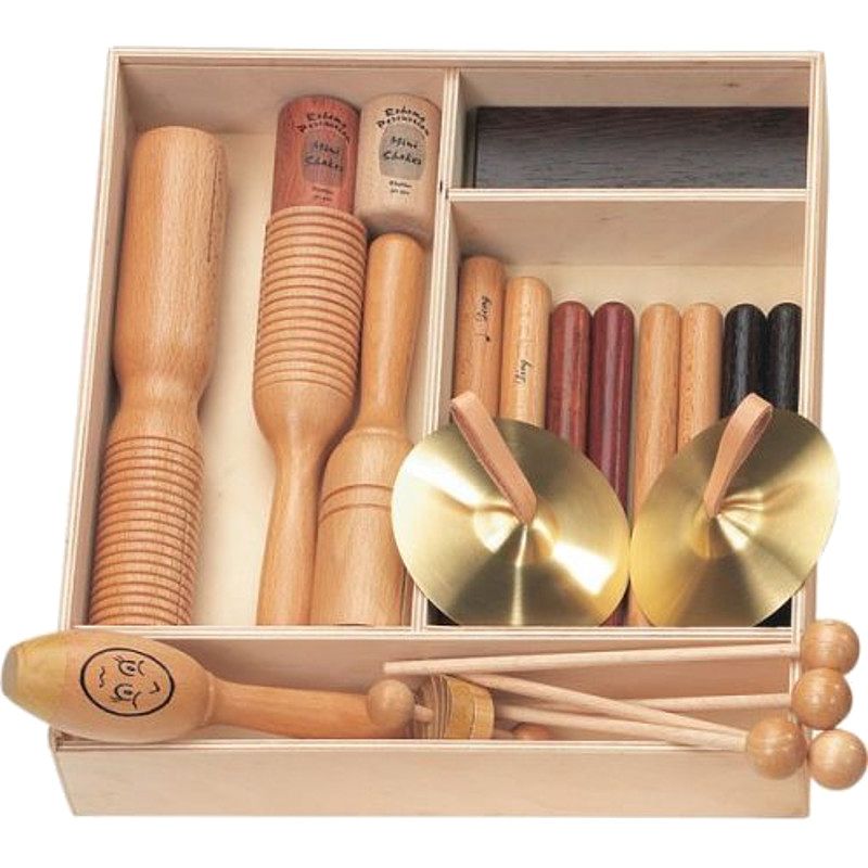 Foto van Rohema percussion set 2 61549/2 percussieset voor kinderen