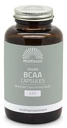 Foto van Mattisson healthstyle vegan bcaa 2:1:1 capsules