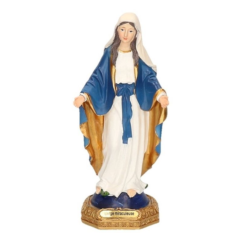 Foto van Heilige maagd maria beeldje 22 cm - polystone - kerst decoratie