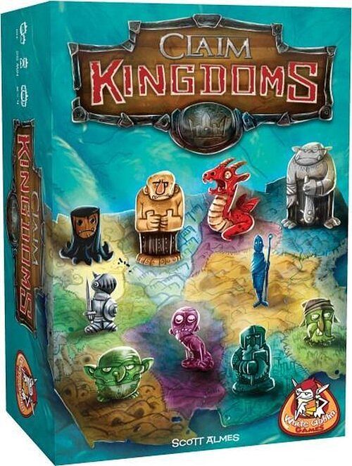 Foto van White goblin games gezelschapsspel claim kingdoms