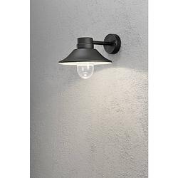 Foto van Konstsmide vega 412-750 led-buitenlamp (wand) energielabel: f (a - g) led led vast ingebouwd 5 w zwart