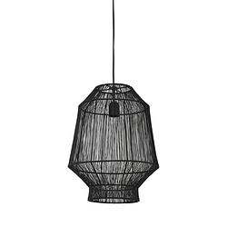 Foto van Light & living - hanglamp vitora - 37x37x46 - zwart