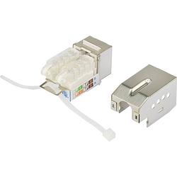 Foto van Renkforce rj45-inbouwmodule keystone cat 6