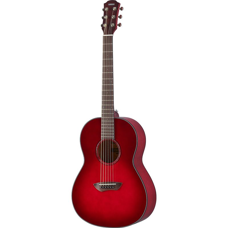 Foto van Yamaha csf1m crimson red burst elektrisch-akoestische westerngitaar met passieve piëzo