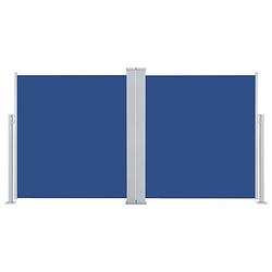 Foto van Vidaxl windscherm uittrekbaar 160x600 cm blauw