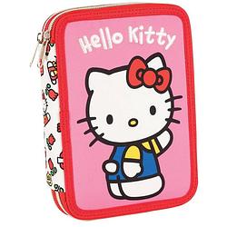 Foto van Hello kitty etui junior 15 x 4 x 18 cm polyester roze 27-delig