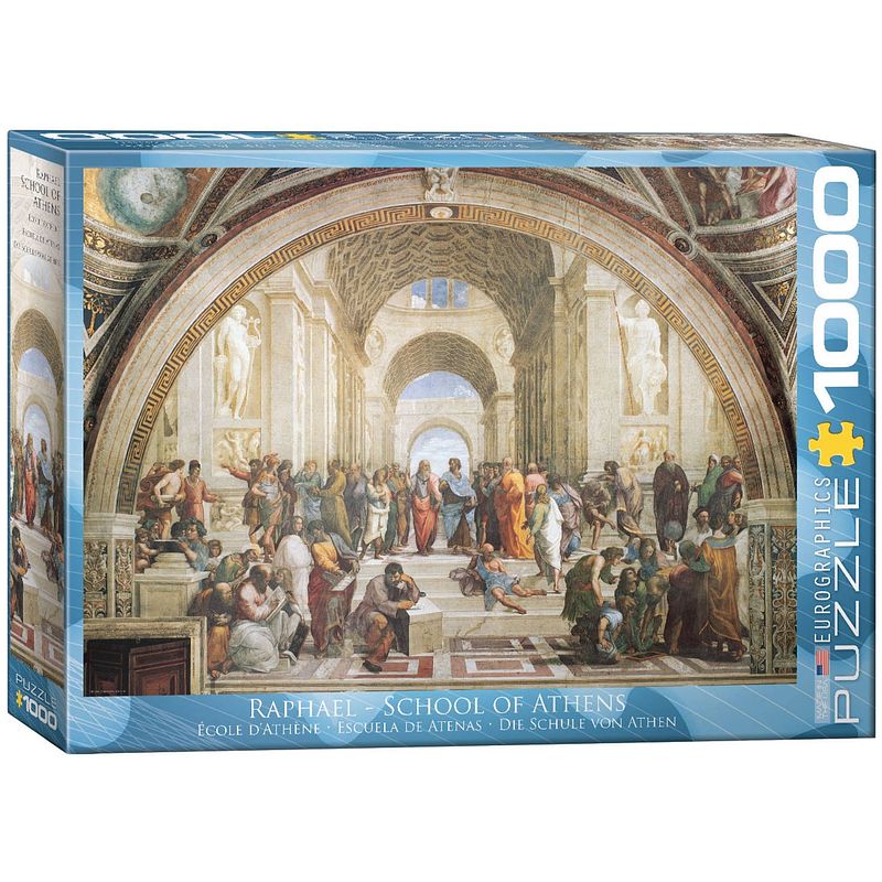 Foto van Eurographics puzzel school of athens - raphael - 1000 stukjes