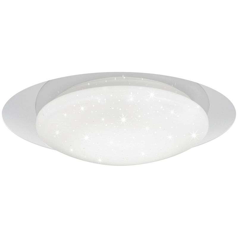 Foto van Led plafondlamp - plafondverlichting - trion frida - 18w - aanpasbare kleur - afstandsbediening - sterlicht - dimbaar -