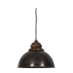 Foto van Light & living - hanglamp leia - 52x52x40 - zwart