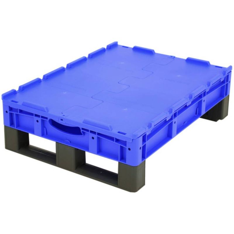 Foto van 1658729 stapelbak geschikt voor levensmiddelen (l x b x h) 800 x 600 x 238 mm blauw 1 stuk(s)