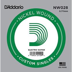 Foto van D'saddario nw028 losse snaar voor ak. en elektrische gitaar