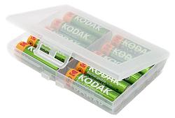 Foto van Voordeelbox 10 x aa oplaadbare krachtige kodak batterijen, ready to use - verpakt in handige box