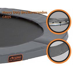 Foto van Avyna trampoline beschermrand heavy duty - universeel - ø 430 cm - grijs
