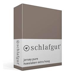 Foto van Schlafgut jersey pure hoeslaken extra hoog