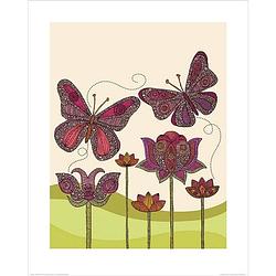 Foto van Pyramid valentina ramos butterflies kunstdruk 40x50cm