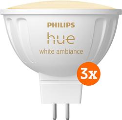 Foto van Philips hue spot white ambiance mr16 3-pack