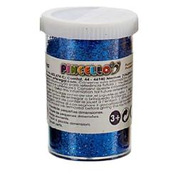 Foto van Pincello knutselglitters junior 80 gram blauw