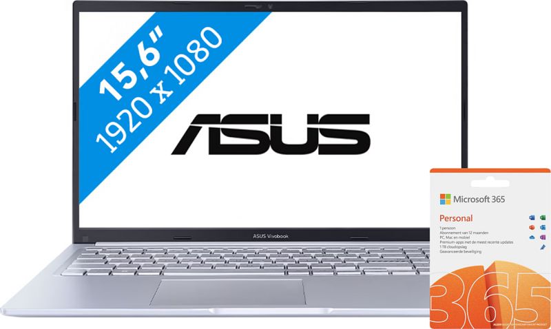 Foto van Asus vivobook 15 m1502ia-bq315w  + 1 jaar office 365 personal