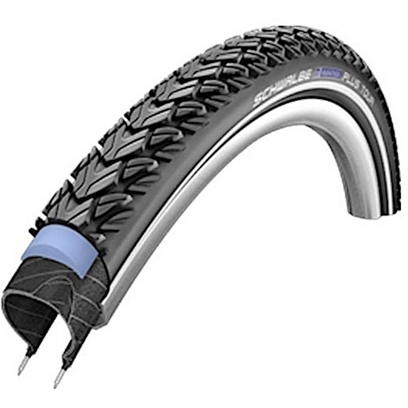 Foto van Schwalbe buitenband marathon plus tour 28 x 1.60 (42-622) zwart