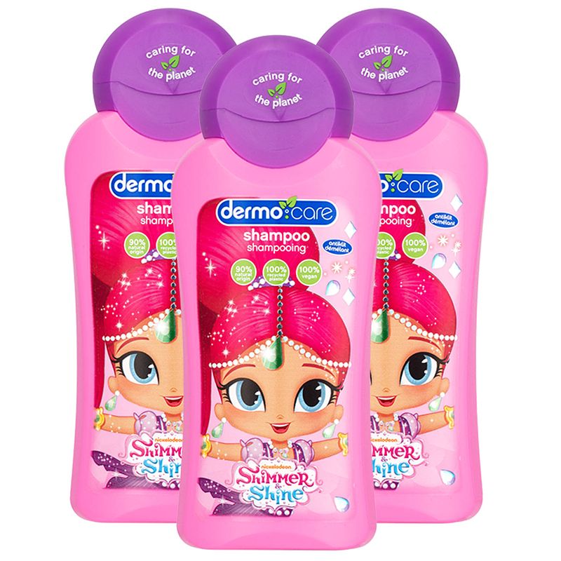 Foto van Dermo care - shimmer shine - shampoo - 3 x 200ml - voordeelpack