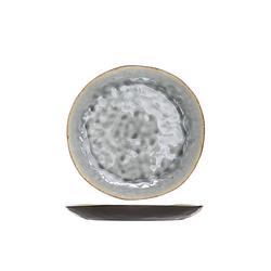 Foto van Cosy & trendy laguna plat bord rond - 26.5 cm - blauw/grijs