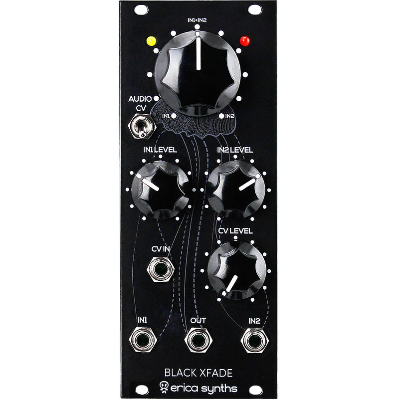 Foto van Erica synths black xfade eurorack module