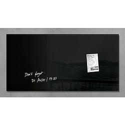 Foto van Glasmagneetbord sigel artverum 910x460x15mm zwart