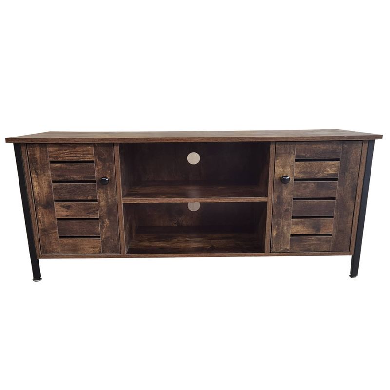 Foto van Tv meubel kast stoer - dressoir industrieel - 110 cm breed