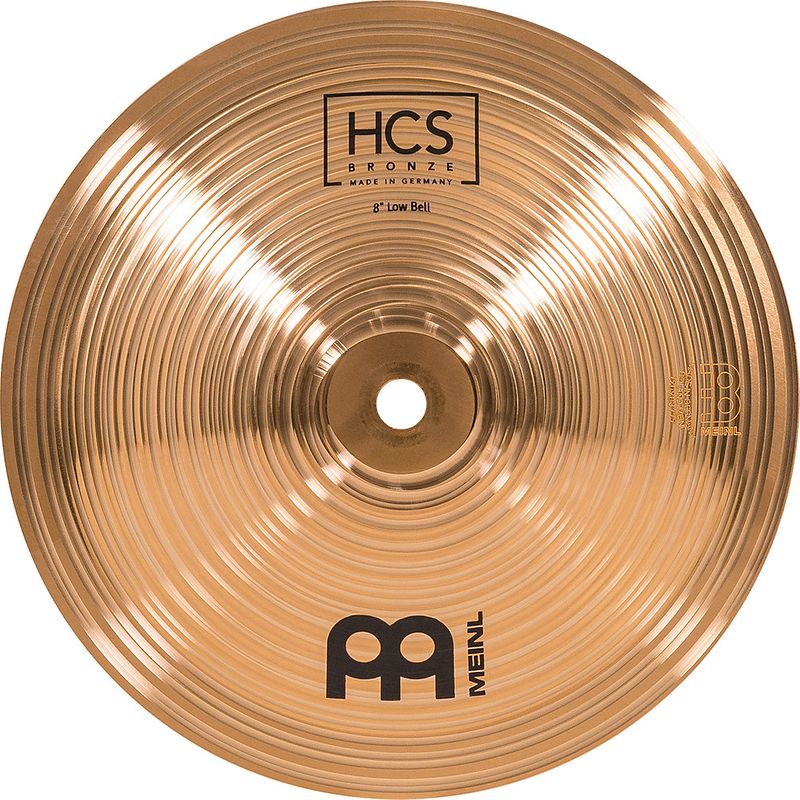 Foto van Meinl hcsb8bl hcs bronze 8 inch bell low