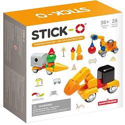 Foto van Stick-o magnetische bouwset constructie 26-delig multicolor