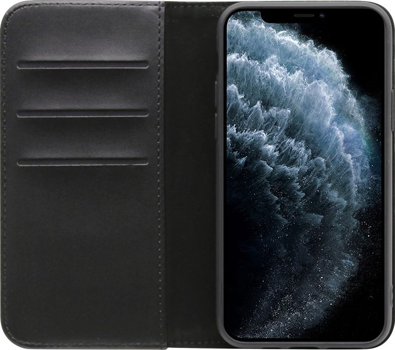 Foto van Bluebuilt apple iphone 11 pro book case leer zwart