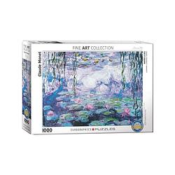 Foto van Eurographics puzzel waterlilies - claude monet (1000 stukjes)