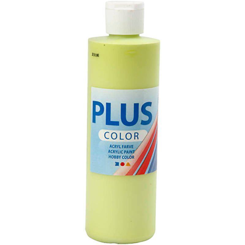 Foto van Packlinq plus color acrylverf. lime groen. 250 ml/ 1 fles