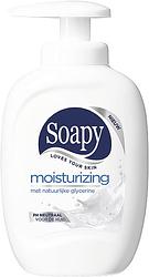 Foto van Soapy vloeibare zeep moisturizing pomp