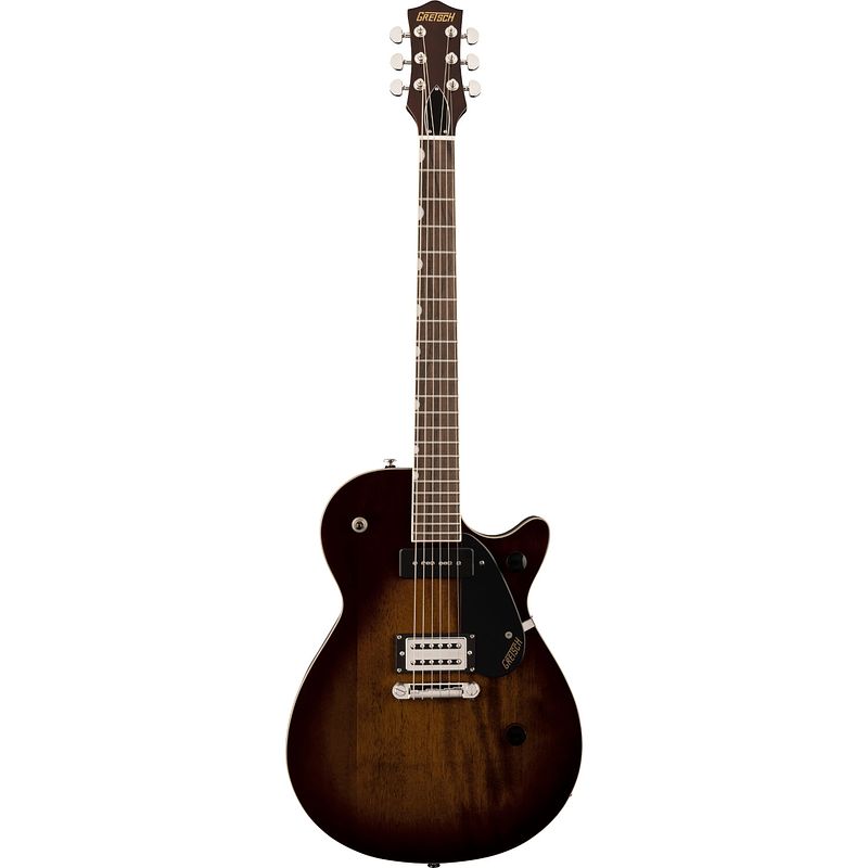 Foto van Gretsch g2215-p90 streamliner junior jet club havana burst elektrische gitaar