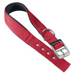 Foto van Ferplast hondenhalsband daytona 43 x 2 cm staal/nylon rood