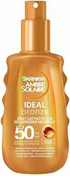 Foto van Garnier ambre solaire ideal bronze beschermende melkspray ?spf 50