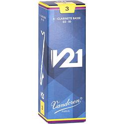 Foto van Vandoren cr823 bass clarinet reed riet voor basklarinet (5 stuks)