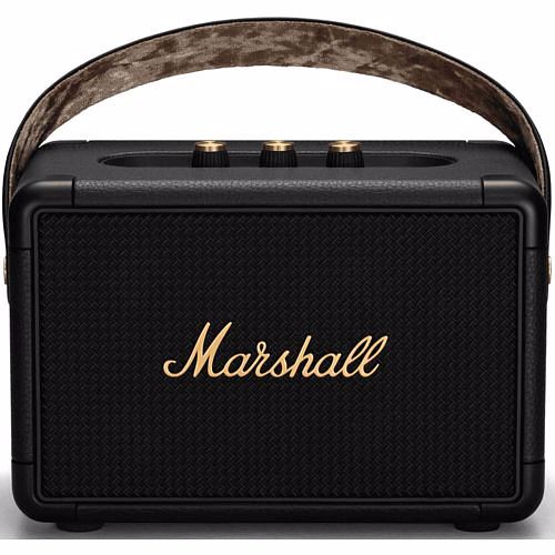 Foto van Marshall bluetooth speaker kilburn ii (zwart/messing)