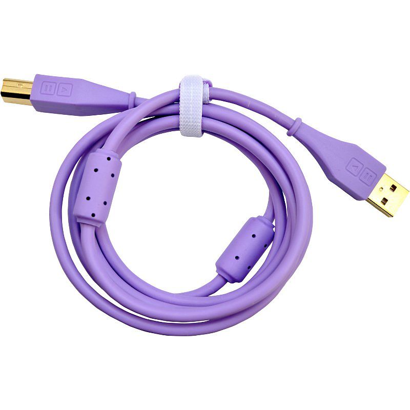 Foto van Dj techtools chroma cable straight usb 1.5 m paars