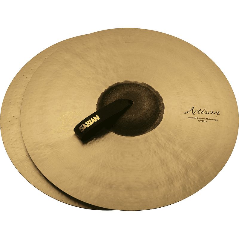 Foto van Sabian artisan traditional symphonic medium light 19 inch orkestrale bekkens