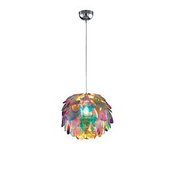 Foto van Moderne hanglamp clover - metaal - chroom