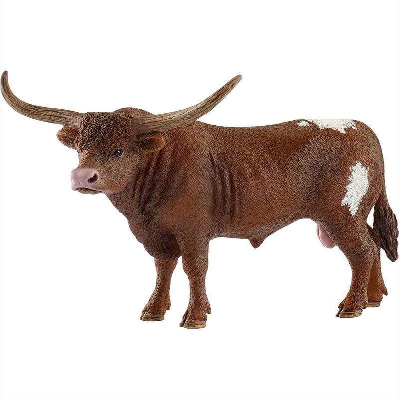 Foto van Texas longhorn stier schleich - speelfiguur schleich farm world -13866