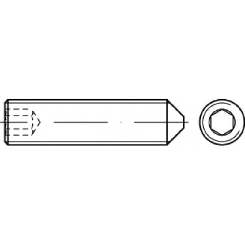 Foto van Toolcraft to-5413779 draadpen m3 16 mm 200 stuk(s)